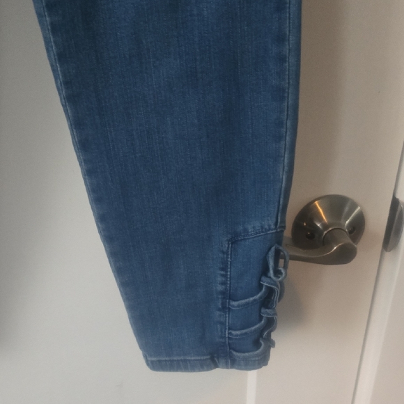 Belle by Kim Gravel Blue Jeggings Slim Fit Stretch - Picture 5 of 7